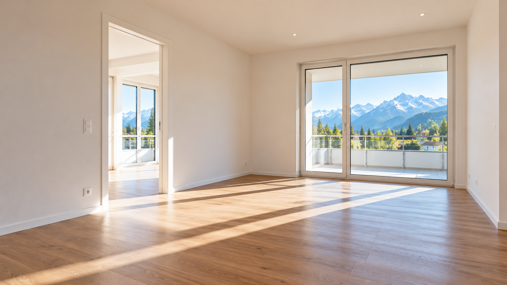 Appartement vide et propre avant état des lieux
